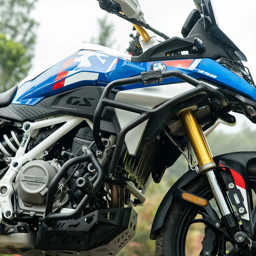 MOTO TORQUE APEX CRASH GUARD (BLACK) FOR BMW F450 GS