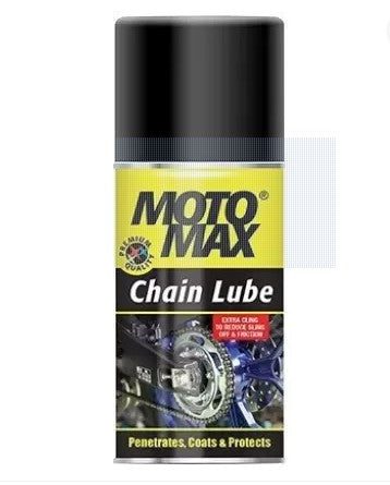 Motomax Chain Lube Spray to prevent breakage in Bikes and Cars Chain Lube Aerosol Spray Lubrication & Corrosion protection Chain Oil (200 ml)