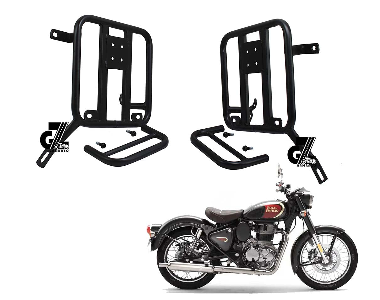 Black Saddle Stay Pair Right & Left Side Fit for Royal Enfield New Classic 350 Reborn