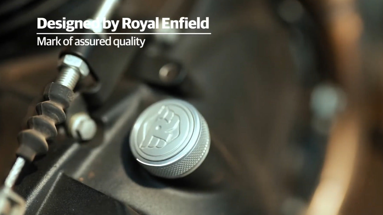 Royal Enfield Silver Oil Filler Cap