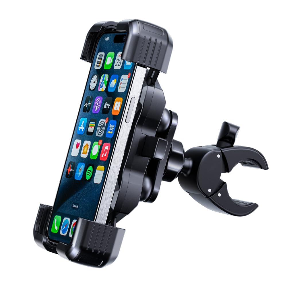 REVLOX FlexPro Motorcycle Mobile Mount/Mobile Holder with Vibration Dampener