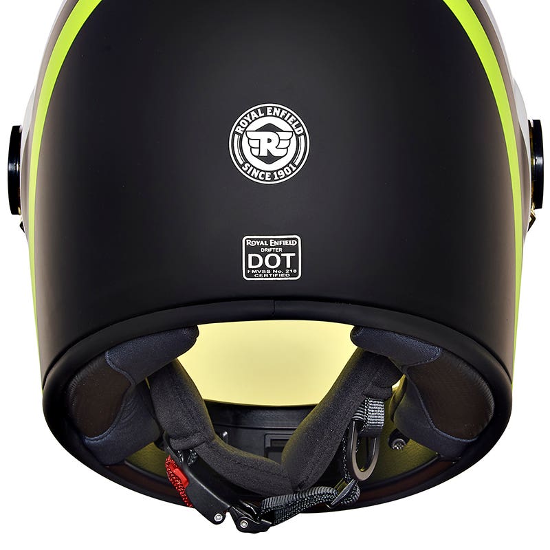 ROYAL ENFIELD DRIFTER V2 HELMET MATT BLACK & WHITE