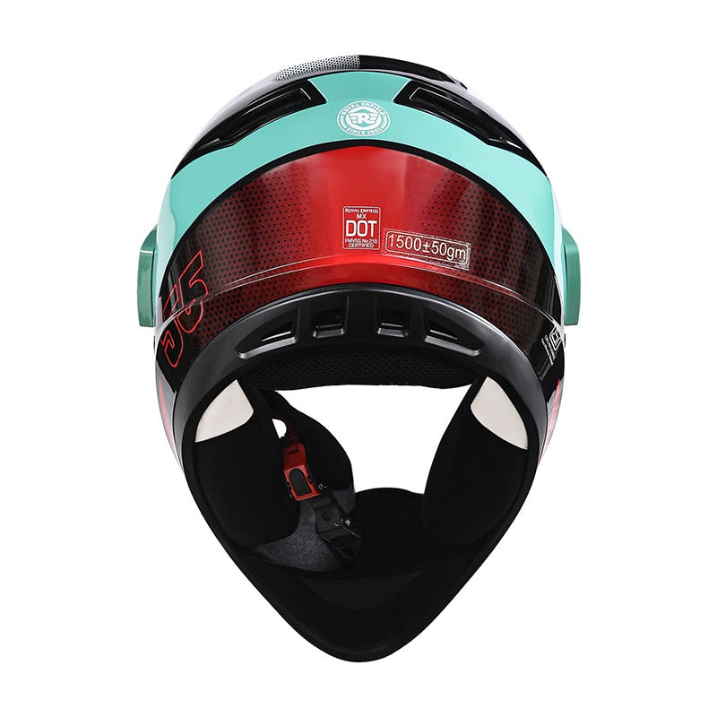 ROYAL ENFIELD ESCAPADE CHEQUER HELMET SEA GREEN