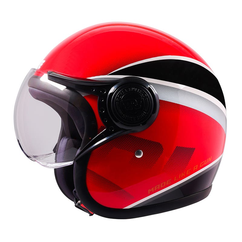 ROYAL ENFIELD JET OPEN FACE SONIC HELMET RED