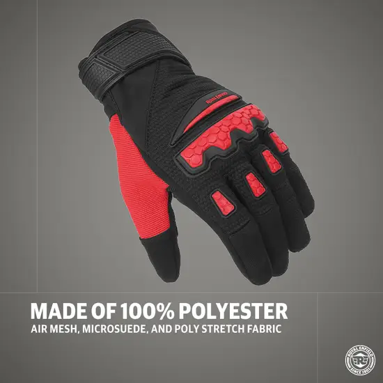 ROYAL ENFIELD URBAN HUSTLER V3 GLOVES RED