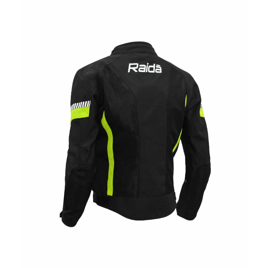 Raida BOLT Motorcycle Ridding Jacket CE Level 2 Armors Abrasion Resistance Fabric Lightweight HIVIZ