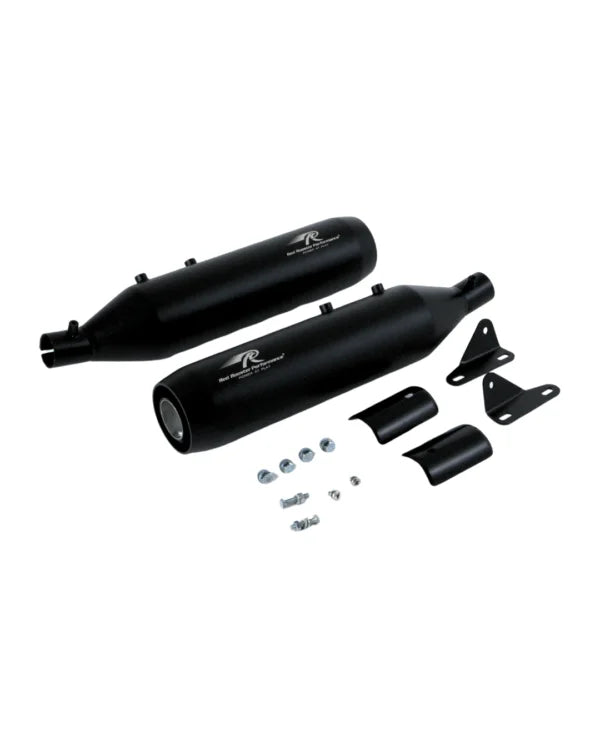 Red Rooster Performance Astral Exhaust for Royal Enfield Shotgun 650 - Black Finish