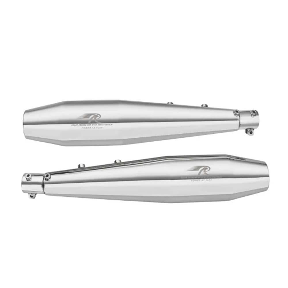 RED ROOSTER STELLAR EXHAUST POLISH (Silver) FOR ROYAL ENFIELD INTERCEPTOR & CONTINENTAL GT 650