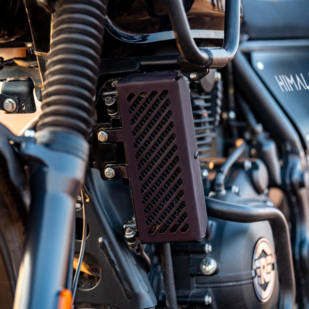 Royal Enfield Black Oil Cooler Guard For Himalayan & SCRAM 411