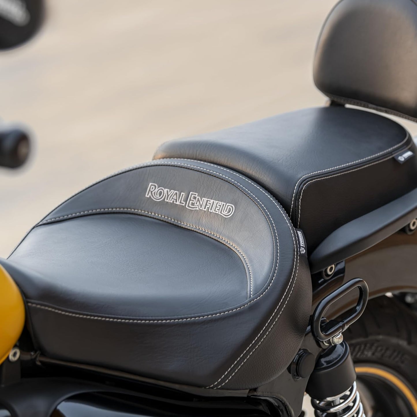 Royal Enfield Black Touring Rider Seat for Meteor 350