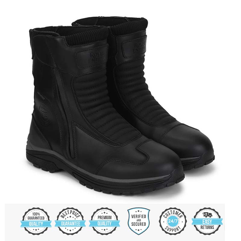 Royal Enfield E 39 Short Riding Boots Black
