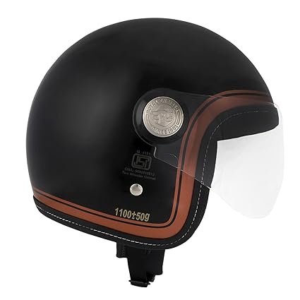Royal Enfield J1B Chopper Helmet Black