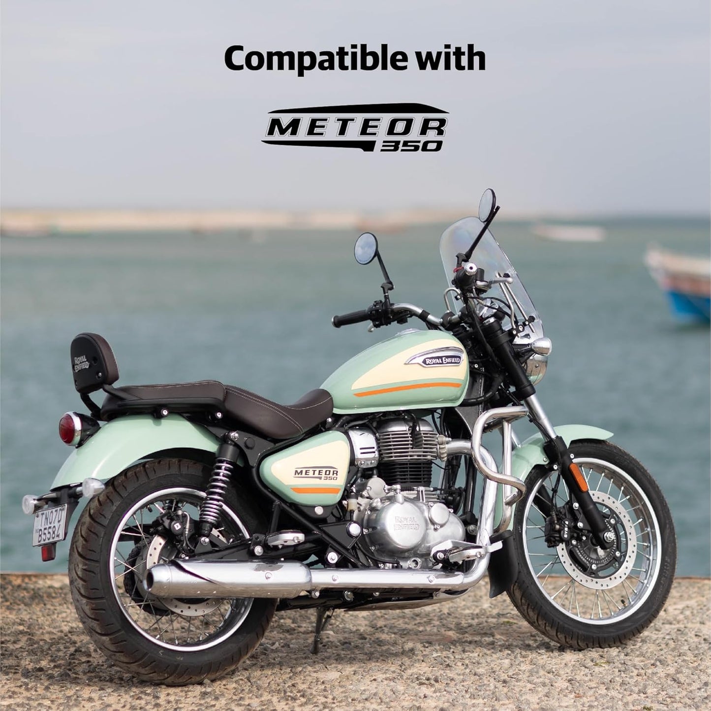 Royal Enfield Brown Touring Rider Seat for Meteor 350