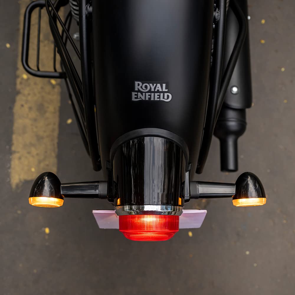 Royal Enfield Black LED Indicators For New Classic 350 Reborn & New Bullet 350
