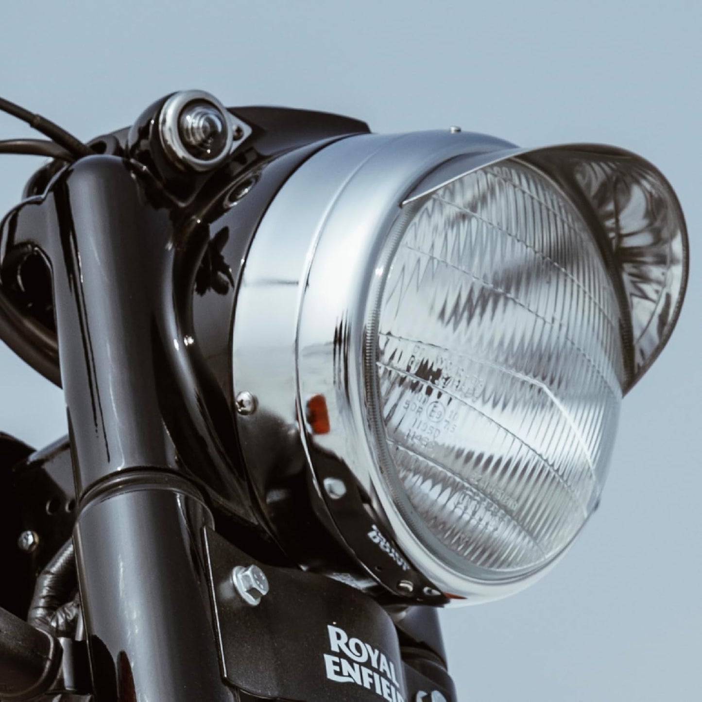 Royal Enfield Aero Visor Silver For Classic 350 Reborn, New Bullet 350