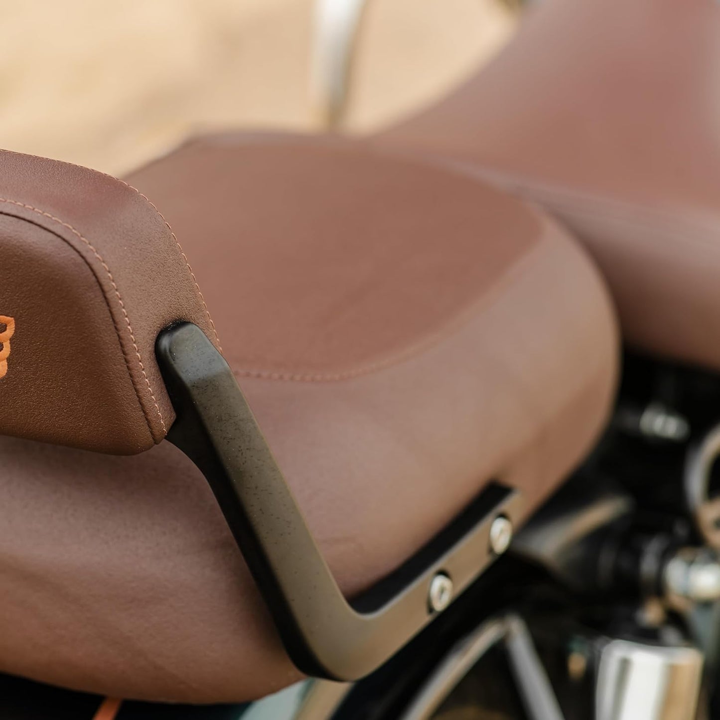 Royal Enfield Black Passenger Backrest Mounts classic reborn 350