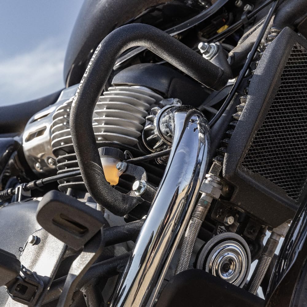 Royal Enfield Black Compact Engine Guards for Super Meteor 650 and Shotgun 650