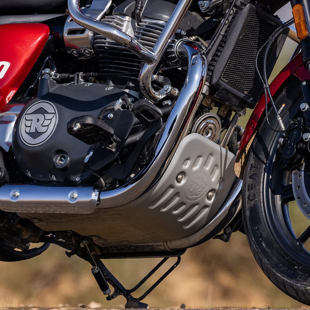 Royal Enfield Silver Sumpguard for Super Meteor 650 and Shotgun 650