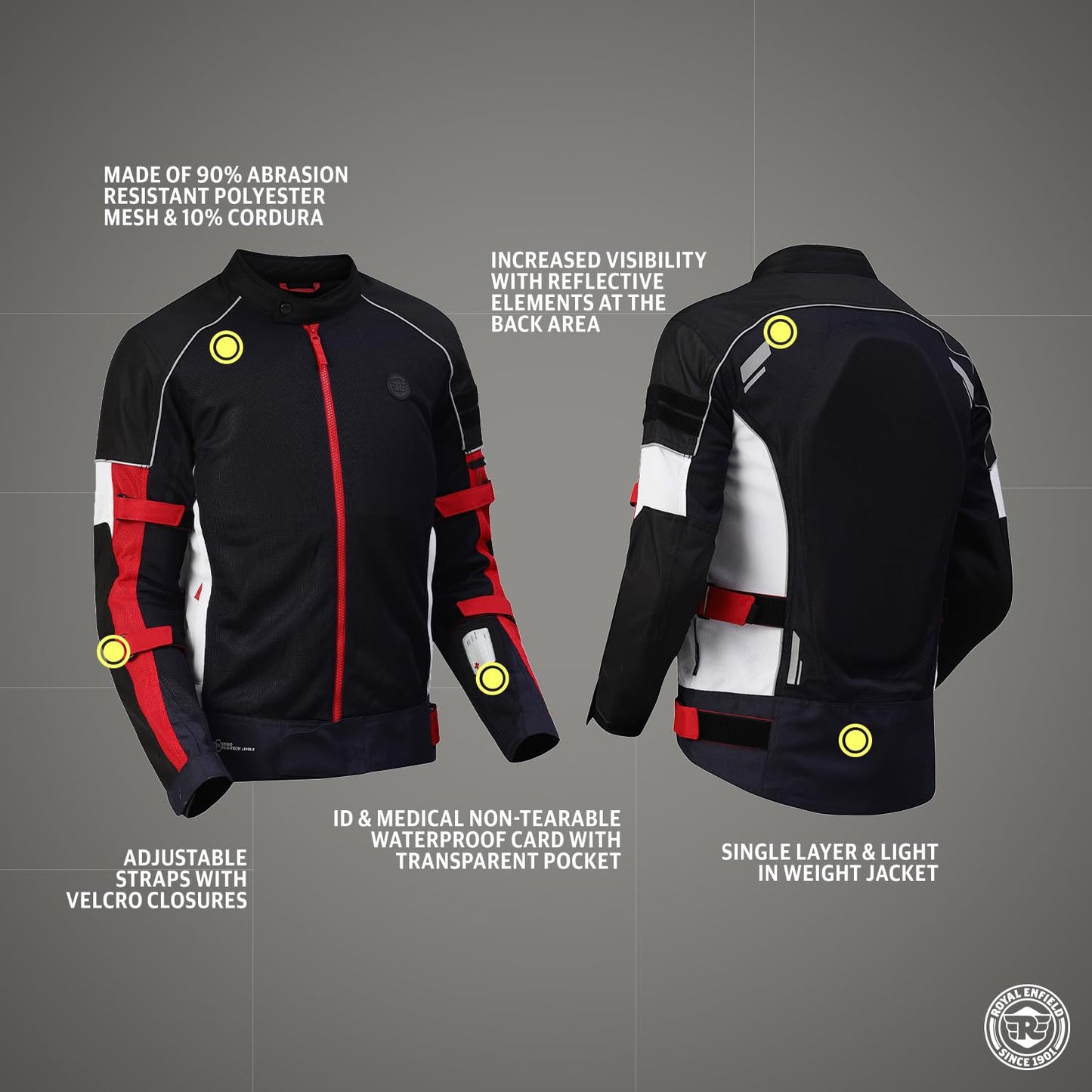 Royal Enfield Streetwind Pro Riding Jacket Dark Navy