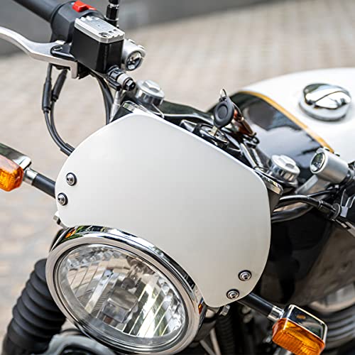 Royal Enfield White Painted Instrument Cowl For Continental GT & Interceptor 650
