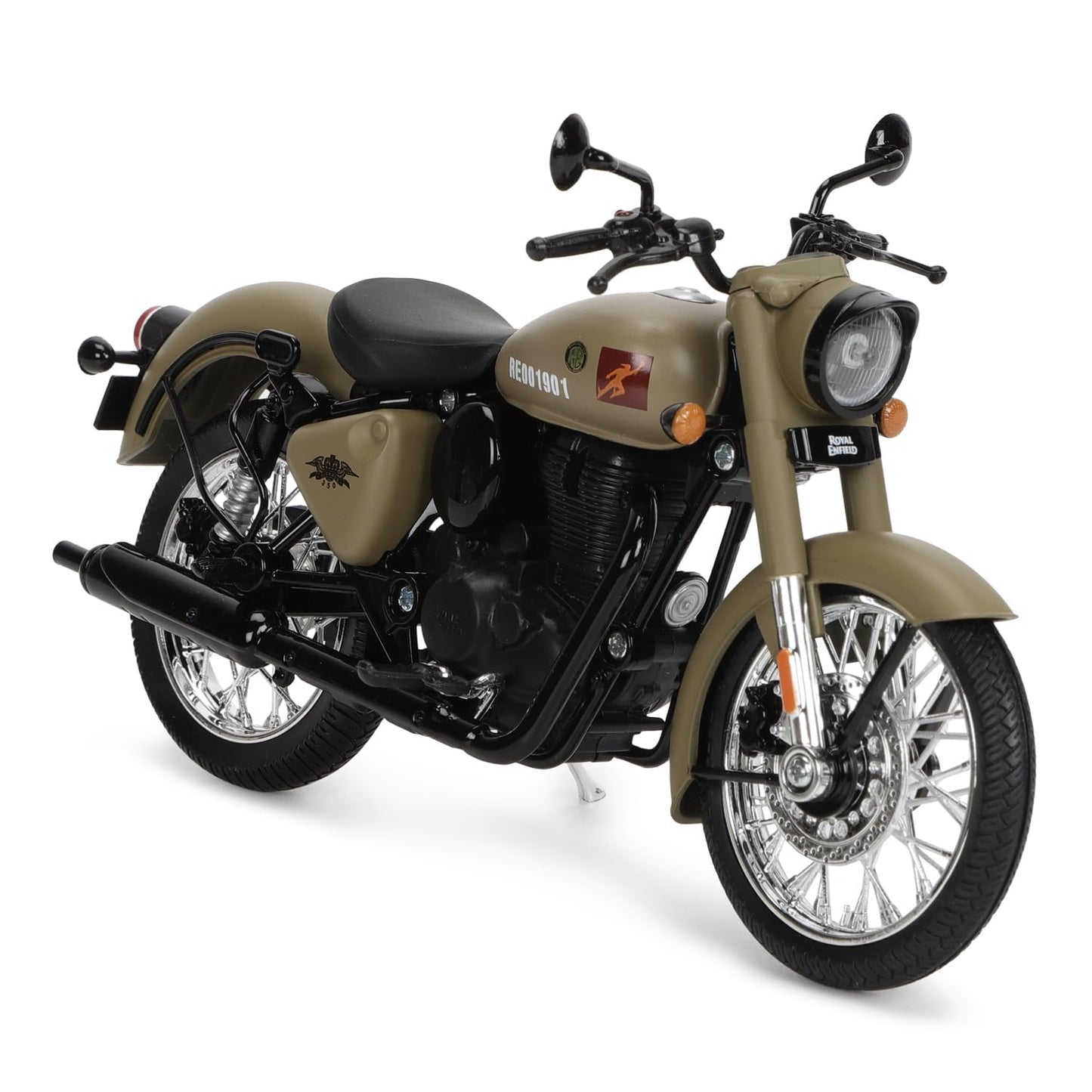 Royal Enfield Scale Model 1:12 Classic 350 Signals Sandstorm