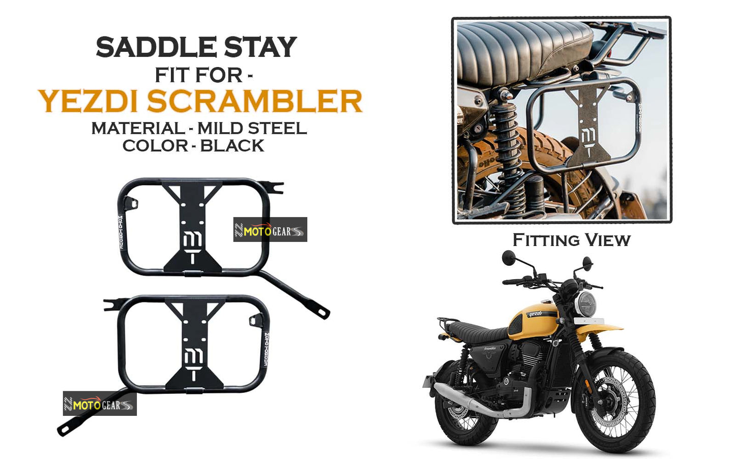 MOTO TORQUE SADDLE STAY FOR YEZDI SCRAMBLER