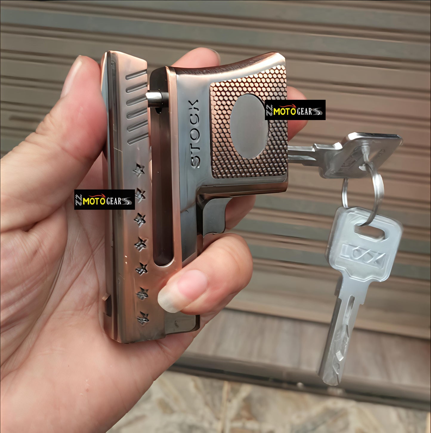 Disc Lock Heavy Duty Painted Finish Disc Brake Anti Theft 6mm Pin Wheel Locking Security Lock for Bike and Motorcycle