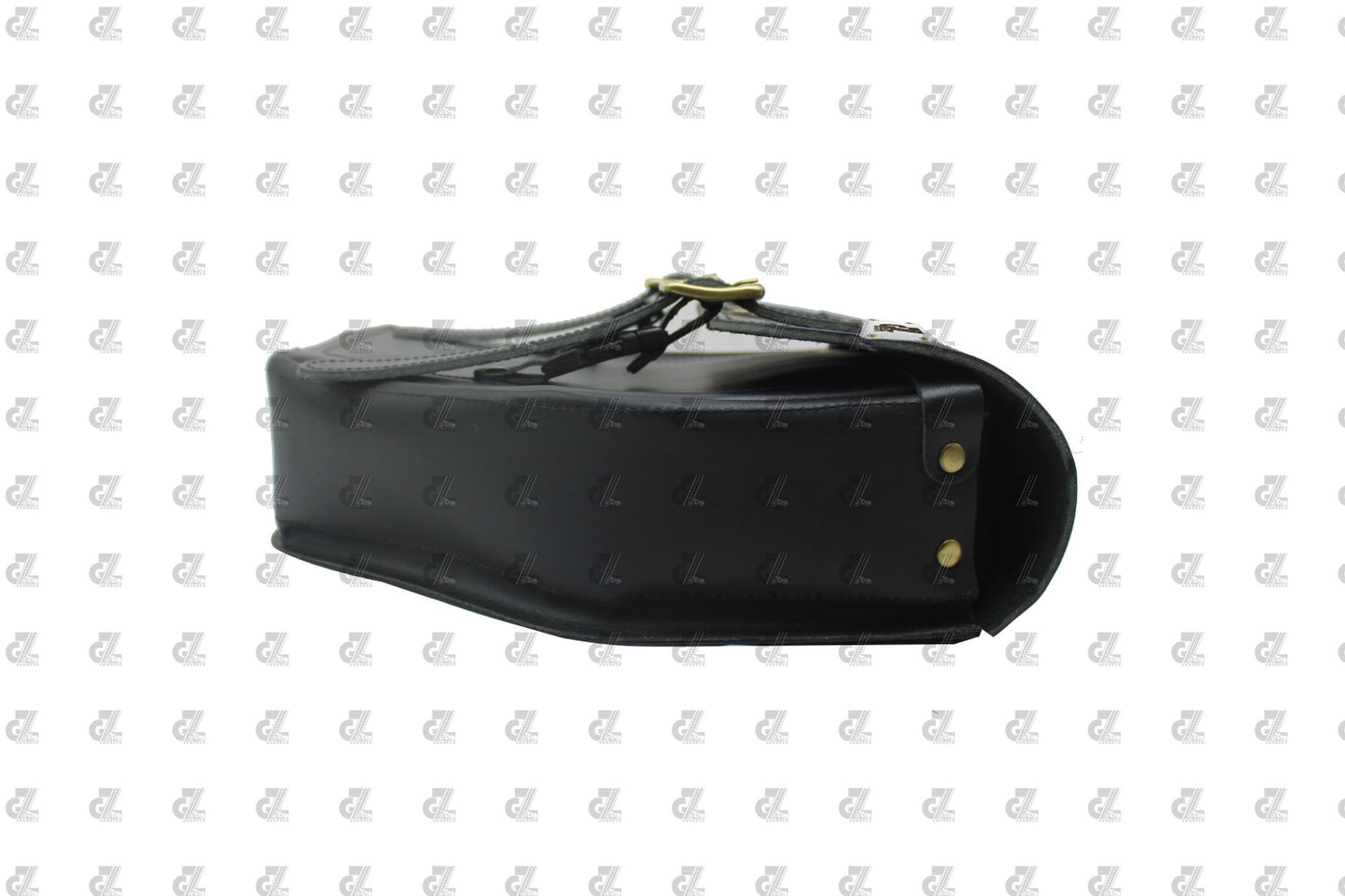 Leather Side Bag Black for Royal Enfield Old Classic & Bullet 350/500