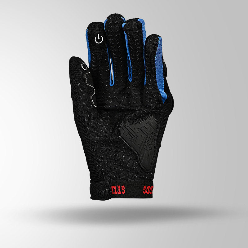 SMG 6 RIDING GLOVES BLUE