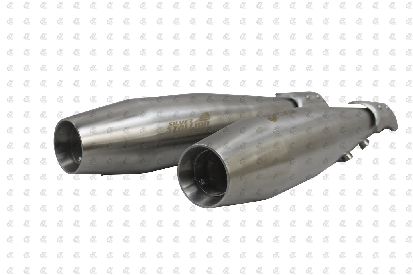 Stallion Performance Silencer Exhaust Silver Brushed For Interceptor & Continental GT 650 TWIN