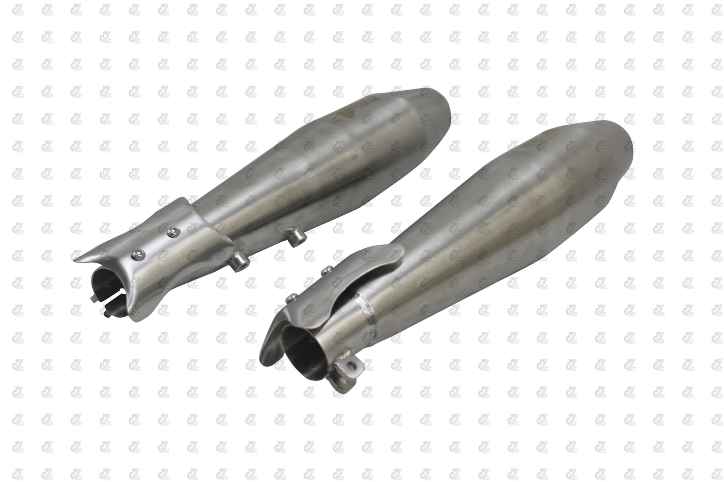 Stallion Performance Silencer Exhaust Silver Brushed For Interceptor & Continental GT 650 TWIN