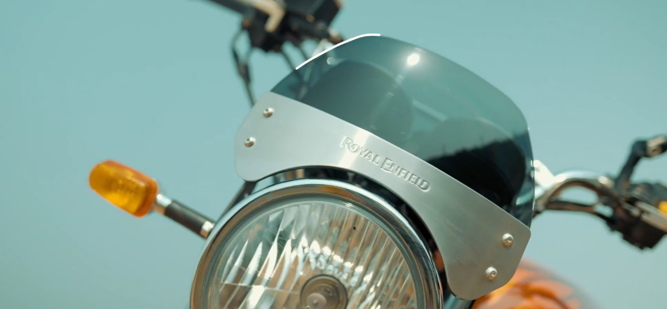 Royal Enfield Tinted Short Fly screen