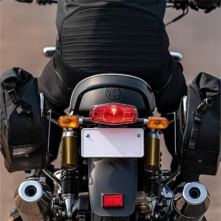 Royal Enfield Silver Soft Pannier Rails For Interceptor 650, Continental GT 650