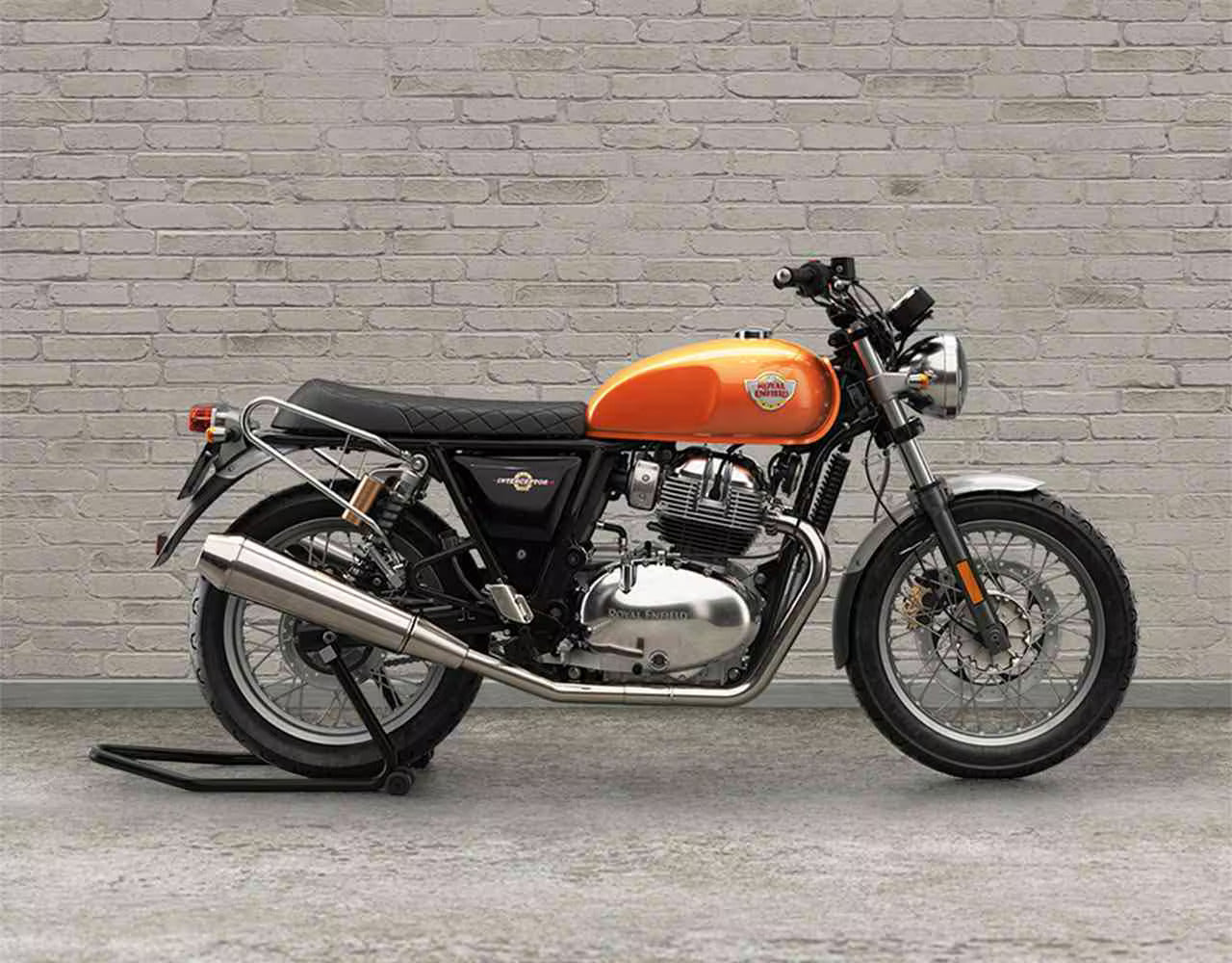 Royal Enfield Silver Soft Pannier Rails For Interceptor 650, Continental GT 650