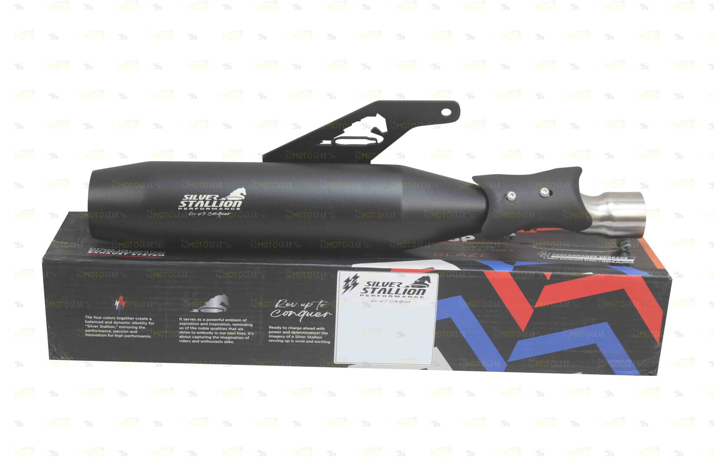 Silver Stallion Blaze Performance Silencer Exhaust Black Matt For Triumph speed & Scrambler 400x