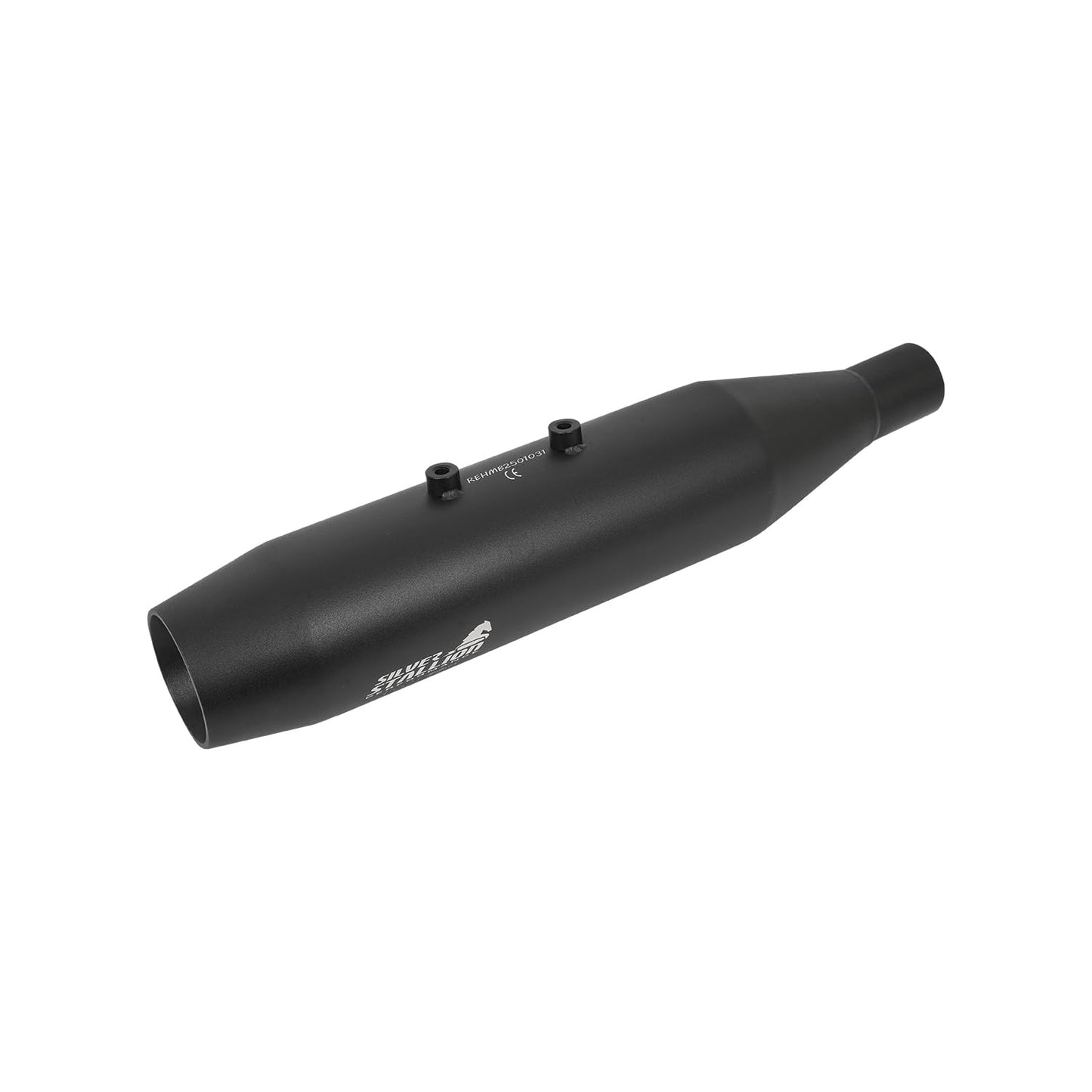 Stallion Sporty Performance Silencer Exhaust Matt Black For Hunter 350