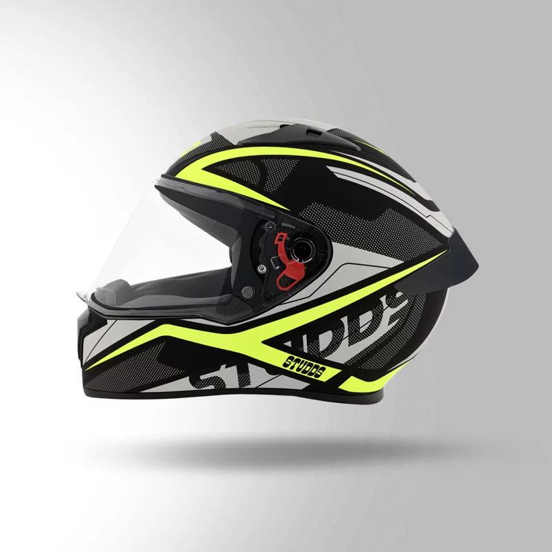 THUNDER D4 DECOR MATT BLACK & YELLOW WITH SPOILER