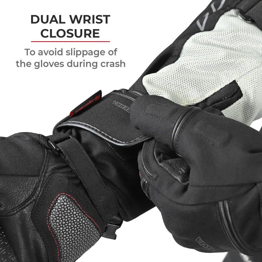 TUNDRA WATERPROOF WINTER MOTORCYCLE RIDING GLOVES