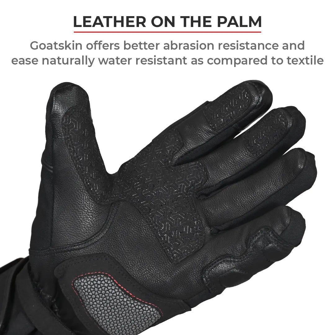 TUNDRA WATERPROOF WINTER MOTORCYCLE RIDING GLOVES