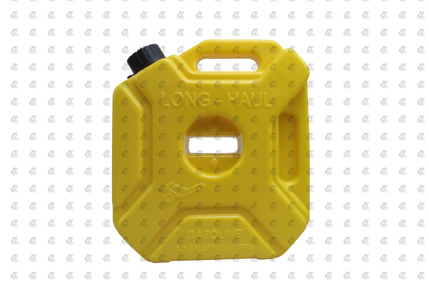 Universal 5 Liter Fuel Jerry Can With Clamp and Cap 1 Pair Yellow For Universal Motorcycle Fuel Container Heavy Duty construction for Petrol/diesel/kerosene Storage