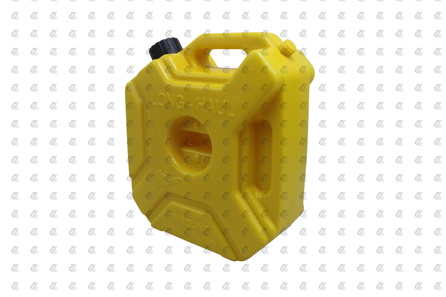 Universal 5 Liter Fuel Jerry Can With Clamp and Cap 1 Pair Yellow For Universal Motorcycle Fuel Container Heavy Duty construction for Petrol/diesel/kerosene Storage