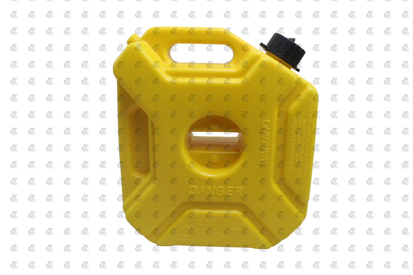 Universal 5 Liter Fuel Jerry Can With Clamp and Cap 1 Pair Yellow For Universal Motorcycle Fuel Container Heavy Duty construction for Petrol/diesel/kerosene Storage