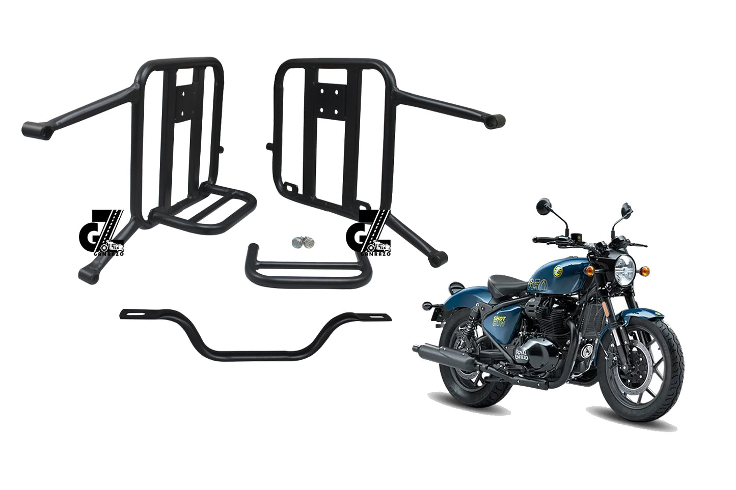 Black Saddle Stay Pair Right & Left Side Fit for Royal Enfield Shotgun 650