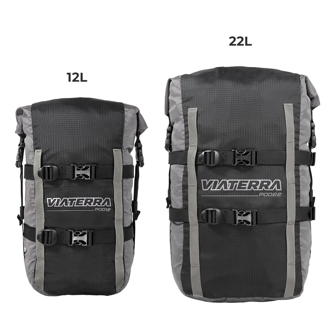 VIATERRA POD 100% WATERPROOF MOTORCYCLE TAIL BAG