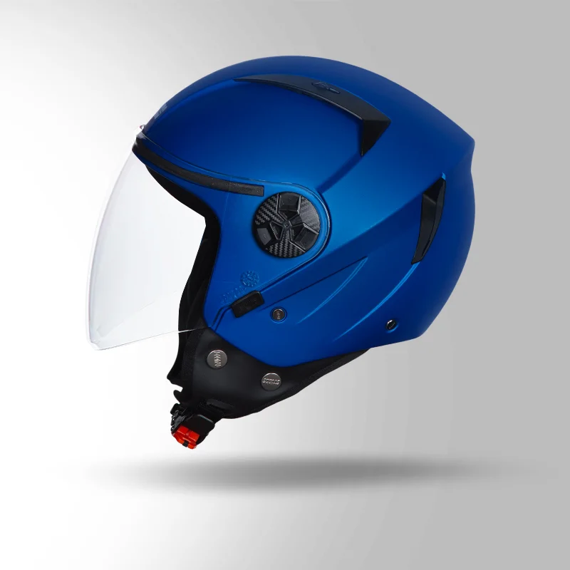 OPEN FACE VOGUE DAPPER BLUE HELMET
