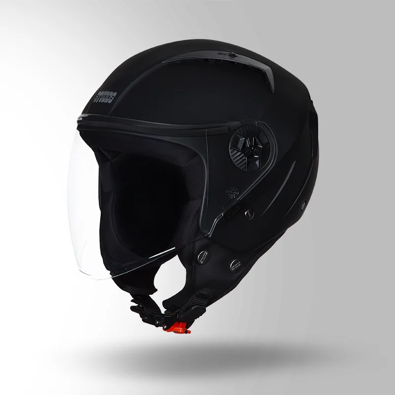 OPEN FACE HELMET VOGUE MATT BLACK