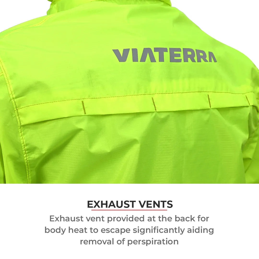 ViaTerra B100 Motorcycle Rain Jacket