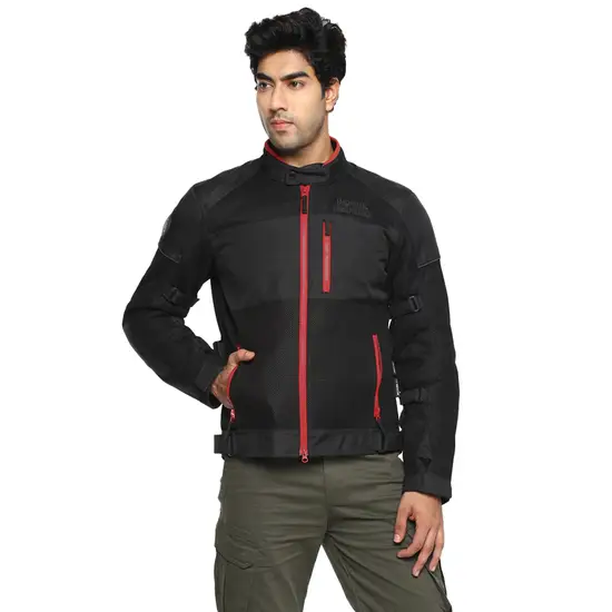 ROYAL ENFIELD WINDFARER RIDING JACKET BLACK