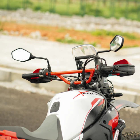 MOTO TORQUE HANDLE BAR (RED) INCLUDING CLUTCH CABLE FOR XPULSE 210