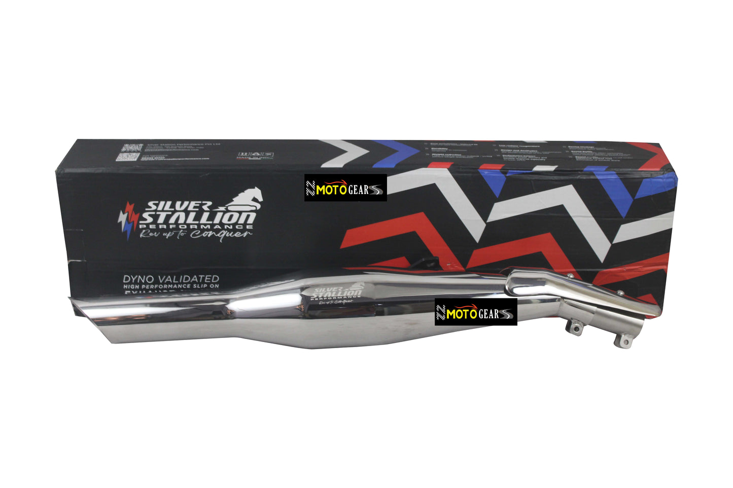 Silver Stallion Performance Drift Silencer Exhaust Silver For Honda CB350